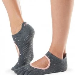 ACCESSORIES Toesox Bellarina Full-Toe Yoga Grip Socks Antique 7 ACCESSORIES Toesox Bellarina Full-Toe Yoga Grip Socks Antique