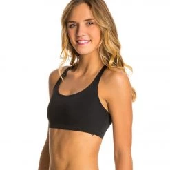 CLOTHING Onzie Chic Yoga Sports Bra Black 10 CLOTHING Onzie Chic Yoga Sports Bra Black