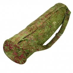 ACCESSORIES Hugger Mugger Batik Yoga Mat Bag Green
