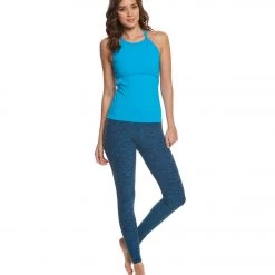 Beyond Yoga Spacedye Essential Long Legging Black-Tidal Blue CLOTHING