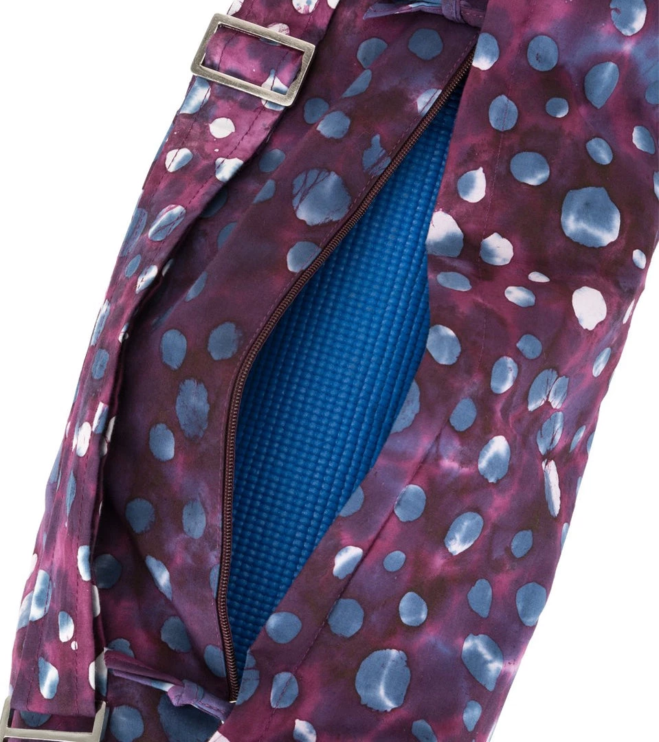 ACCESSORIES Hugger Mugger Batik Yoga Mat Bag Purple Rain 7 ACCESSORIES Hugger Mugger Batik Yoga Mat Bag Purple Rain