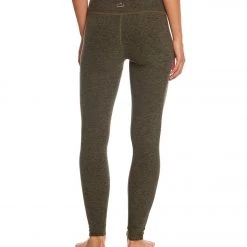 CLOTHING Beyond Yoga Spacedye Essential Long Legging Black/Aviator Green