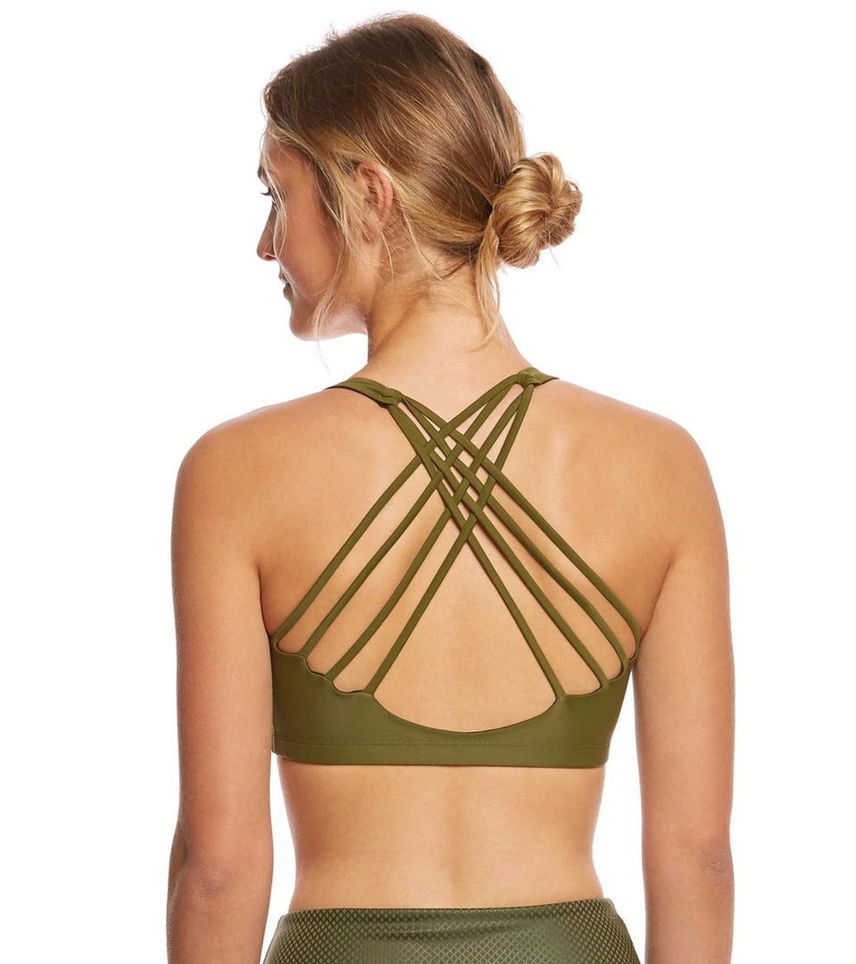 CLOTHING Onzie Chic Yoga Sports Bra Moss 8 CLOTHING Onzie Chic Yoga Sports Bra Moss