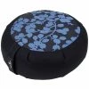 Hugger Mugger Zafu Printed Yoga Meditation Cushion Midnight Vine YOGA MATS & PROPS