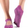 Toesox Bellarina Full-Toe Yoga Grip Socks Mulberry Batik ACCESSORIES
