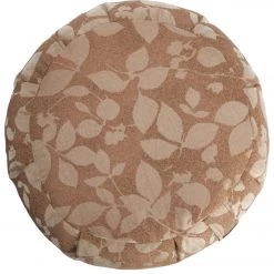 YOGA MATS & PROPS Hugger Mugger Zafu Printed Yoga Meditation Cushion Goldenleaf