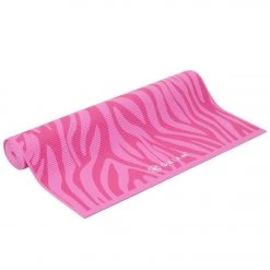 Gaiam Kids Pink Zebra Yoga Mat 60" 3mm YOGA MATS & PROPS
