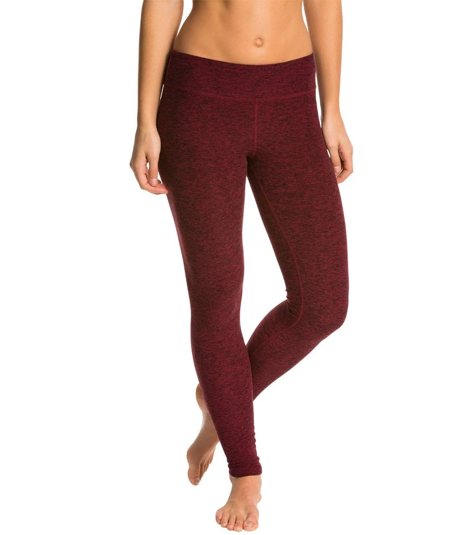 Beyond Yoga Spacedye Essential Long Legging Black-Garnet Red 3 Beyond Yoga Spacedye Essential Long Legging Black-Garnet Red
