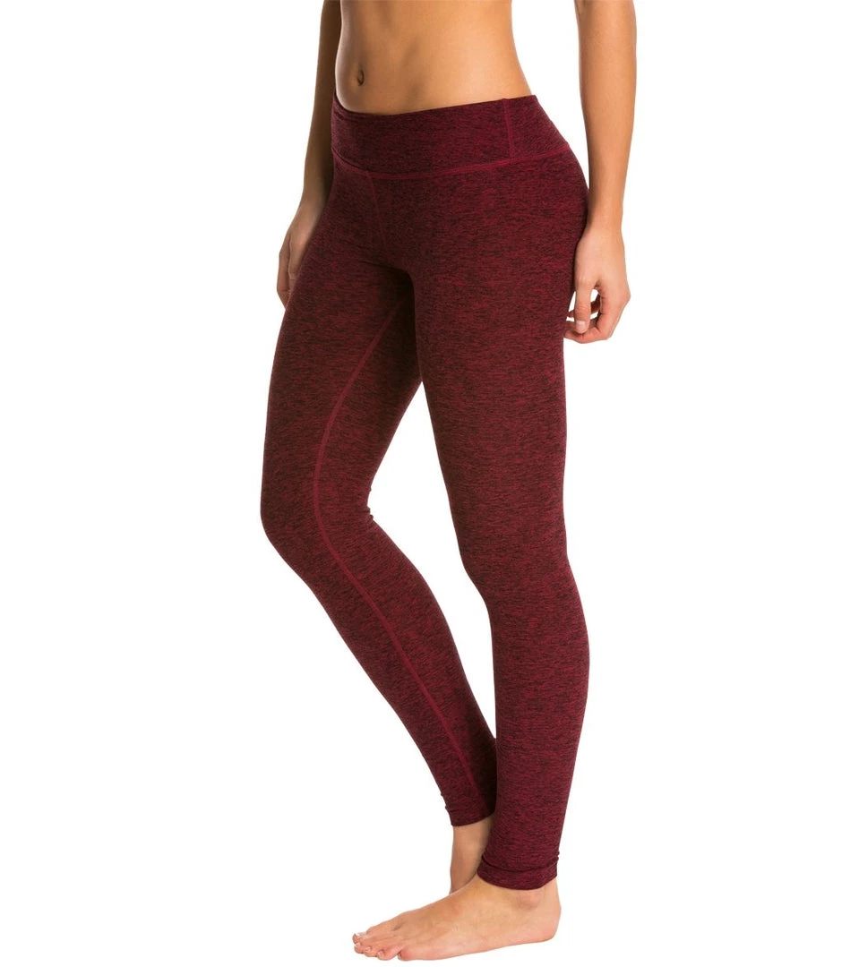 Beyond Yoga Spacedye Essential Long Legging Black-Garnet Red 4 Beyond Yoga Spacedye Essential Long Legging Black-Garnet Red