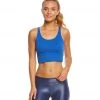 CLOTHING Bella + Canvas Poly-Cotton Yoga Crop Tank True Royal