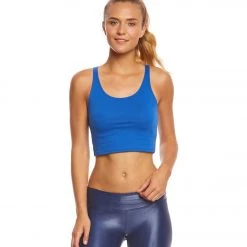 CLOTHING Bella + Canvas Poly-Cotton Yoga Crop Tank True Royal