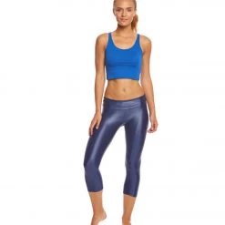 CLOTHING Bella + Canvas Poly-Cotton Yoga Crop Tank True Royal
