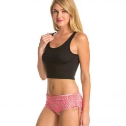 Bella + Canvas Poly-Cotton Yoga Crop Tank Black