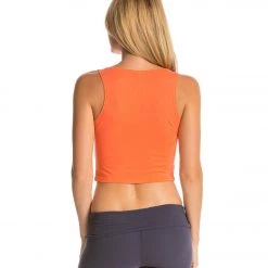 CLOTHING Bella + Canvas Poly-Cotton Yoga Crop Tank Coral 10 CLOTHING Bella + Canvas Poly-Cotton Yoga Crop Tank Coral