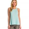 Free People Slub Long Beach Tank Sea Green CLOTHING