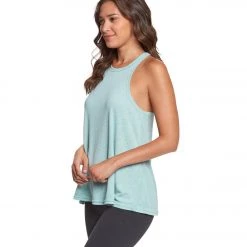 Free People Slub Long Beach Tank Light Green