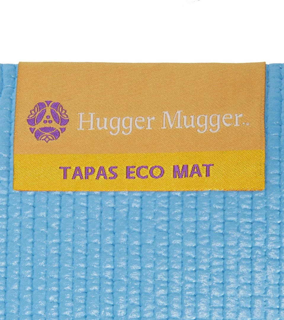 Hugger Mugger Eco Rich Yoga Mat 68" 4mm Blue Bird 7 Hugger Mugger Eco Rich Yoga Mat 68" 4mm Blue Bird
