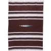Native Yoga Diamond Design Mexican Yoga Blanket Brown