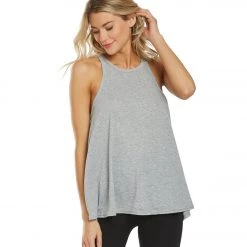 CLOTHING Free People Slub Long Beach Tank Grey Combo