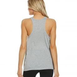 CLOTHING Free People Slub Long Beach Tank Grey Combo