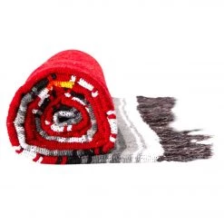 Native Yoga Diamond Design Mexican Yoga Blanket Red YOGA MATS & PROPS