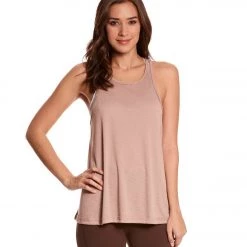 CLOTHING Free People Slub Long Beach Tank Neutral