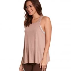 CLOTHING Free People Slub Long Beach Tank Neutral