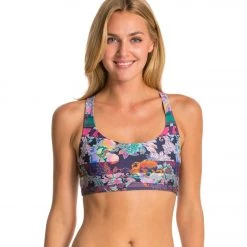 CLOTHING Onzie Chic Yoga Sports Bra Bolivia/Pink Straps