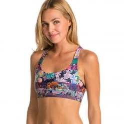 CLOTHING Onzie Chic Yoga Sports Bra Bolivia/Pink Straps 11 CLOTHING Onzie Chic Yoga Sports Bra Bolivia/Pink Straps