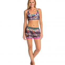 CLOTHING Onzie Chic Yoga Sports Bra Bolivia/Pink Straps 12 CLOTHING Onzie Chic Yoga Sports Bra Bolivia/Pink Straps