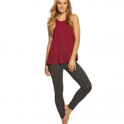 CLOTHING Free People Slub Long Beach Tank Wine