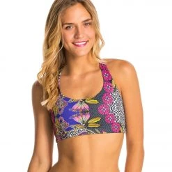 Onzie Chic Yoga Sports Bra Koh Tao/Black Straps
