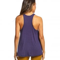 Free People Slub Long Beach Tank Navy CLOTHING