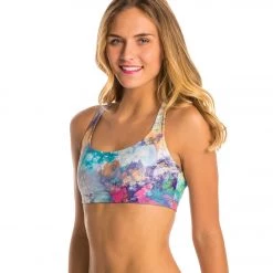 CLOTHING Onzie Chic Yoga Sports Bra Fantasy/Sunset