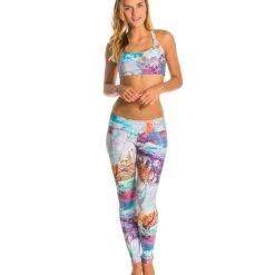 CLOTHING Onzie Chic Yoga Sports Bra Fantasy/Sunset