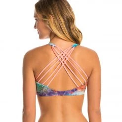 CLOTHING Onzie Chic Yoga Sports Bra Fantasy/Sunset