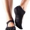 Toesox Plie Full-Toe Yoga & Grip Socks Black ACCESSORIES