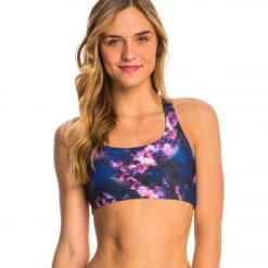 Onzie Chic Yoga Sports Bra Celeste