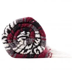 Native Yoga Heavy Weight Falsa Mexican Yoga Blanket Burgundy 10 Native Yoga Heavy Weight Falsa Mexican Yoga Blanket Burgundy