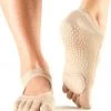 ACCESSORIES Toesox Plie Full-Toe Yoga & Grip Socks Nude 1 ACCESSORIES Toesox Plie Full-Toe Yoga & Grip Socks Nude