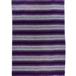 Native Yoga Heavy Weight Falsa Mexican Yoga Blanket Purple YOGA MATS & PROPS
