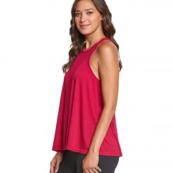 CLOTHING Free People Slub Long Beach Tank Pink Combo