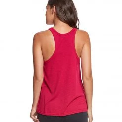 CLOTHING Free People Slub Long Beach Tank Pink Combo