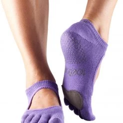 Toesox Plie Full-Toe Yoga & Grip Socks Light Purple ACCESSORIES