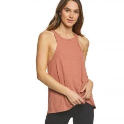 Free People Slub Long Beach Tank Mauve