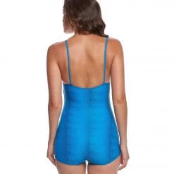 CLOTHING Onzie Yoga & Dance Shortie Leotard Indian Blue Venom