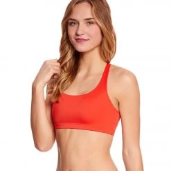 CLOTHING Onzie Chic Yoga Sports Bra Hot Coral