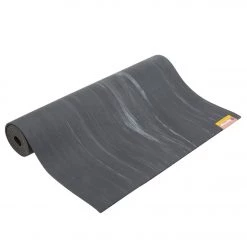 Hugger Mugger Para Rubber Grip Yoga Mat 70" 5mm Extra Thick Rubber Storm