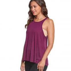 Free People Slub Long Beach Tank Dark Purple