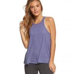 Free People Slub Long Beach Tank Lilac CLOTHING